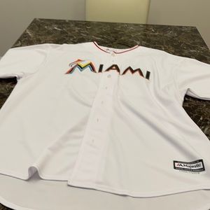 Miami Stanton Jersey. White. Size 3XT